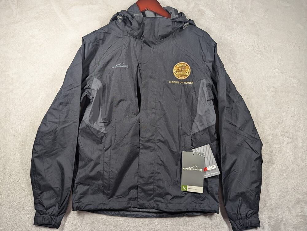 RARE Church Of Scientology L Ron Hubbard Hall Legion of Honor Raincoat Sz SMALL